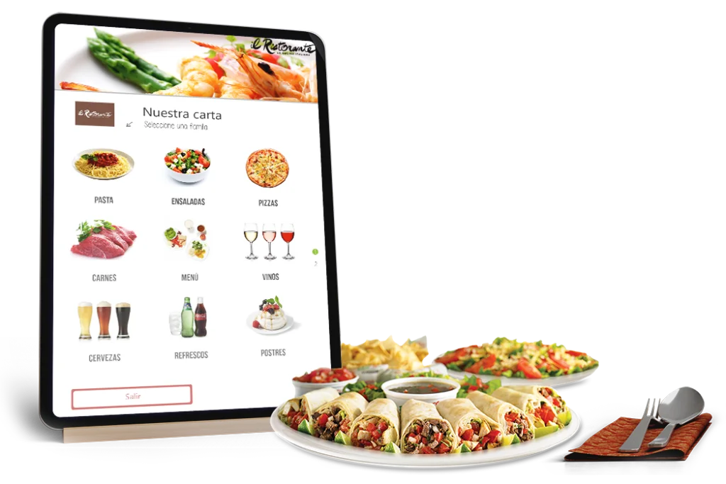 Tablet con comida
